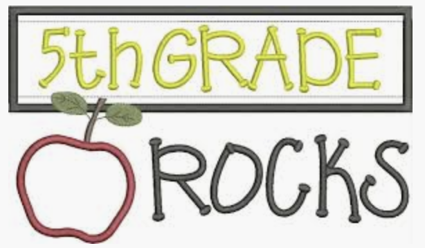 5th Grade Rocks all day